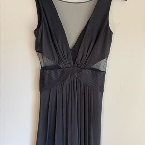 BCBGMaxAzria Black Dress with Mesh Accents